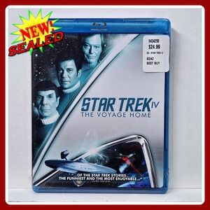 Star Trek IV The Voyage Home Blu-ray New Sealed Sci-Fi Movie William Shatner